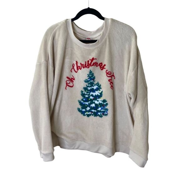 Holiday Time Christmas Pullover Sweatshirt Sz 1X - Picture 1 of 9